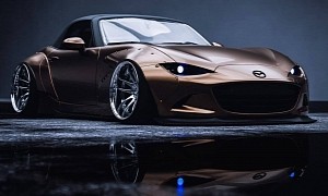 Mazda Miata Stance King Shows Aggressive Pandem Widebody in Slick Rendering