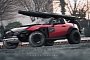 Mazda MX-5 "Off-Road" Rendered With Winch, Kayak Rack, Rear-Mounted Spare Tire