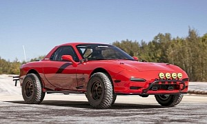 Mazda RX-7 Gets Rendered as a Lifted Wankel Ready to Join the Crossover Party