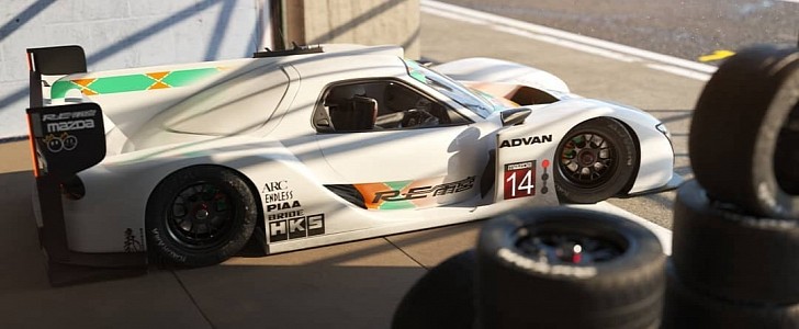 Mazda RX-7 Le Mans rendering