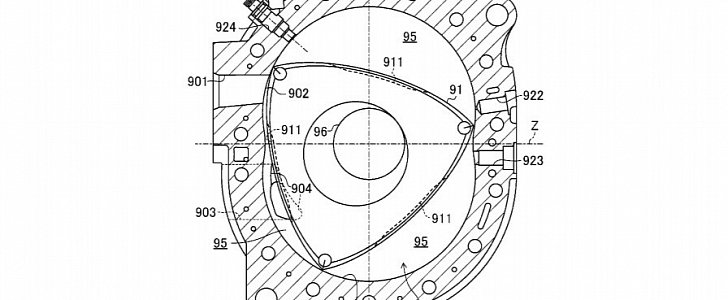 Mazda SkyActiv-R rotary engine patent for range-extended PHEV
