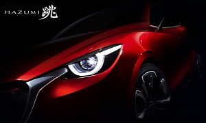 Mazda Teases New 2 / Demio Supermini with "Hazumi" Concept