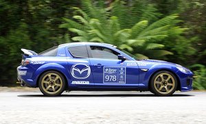 Mazda Testing in Preparation for Targa Tasmania