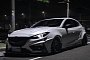 Mazda3 Gets Awesome Widebody Kit in Taiwan