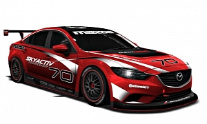 Mazda6 Diesel Racer Teased for 2013 Grand-Am Series