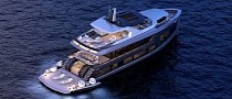 Mazu Completes the First Hull in Its Striking 92 Series, Flaunts a Large Swim Platform