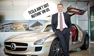 MB USA CEO Makes Fun of Tesla Motors' Size