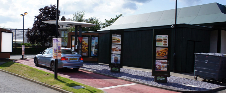 McDonald's drive thru in Scotland