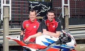 McGuinness and Cummins Together with Honda in 2015 for Isle of Man TT and NW200