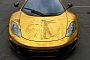 McLaren 12C Gets Leonardo da Vinci Gold Wrap, Still Not a Helicopter