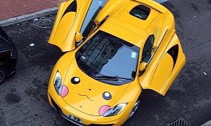 McLaren 12C Pokemon Wrap Features Pikachu's Cute Face