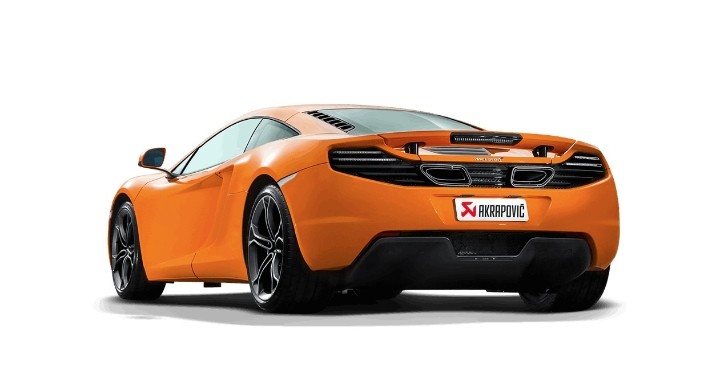 McLaren 12C Receives Akrapovic Slip-On Titanium Exhaust