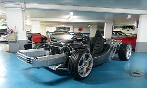 McLaren 12C Rolling Chassis Up For Sale, Engine & Steering Wheel Included