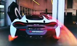 McLaren 570GT with Extreme Fi Exhaust Spits Flames Like a Grand Tourer Dragon