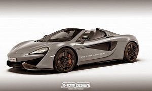 McLaren 570S Spider Won’t Arrive until 2017, Here’s a Rendering to Kill the Time