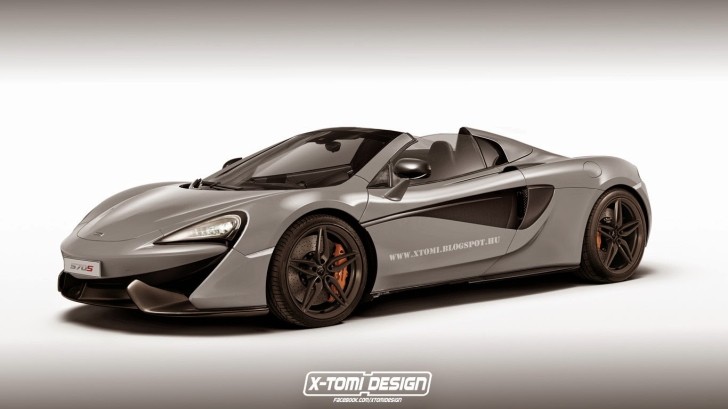 McLaren 570S Spider rendering