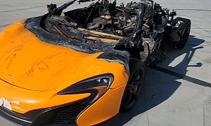 McLaren 650S Goes for an Unintended Crispy Look, Not Even God Can Save It Now