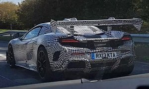 McLaren P15 Hypercar Test Mule Spied with Monster Aerodynamic Package