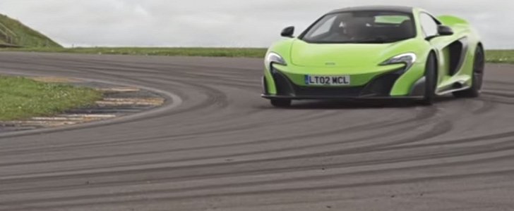 Mclaren 675LT on Anglesey Circuit