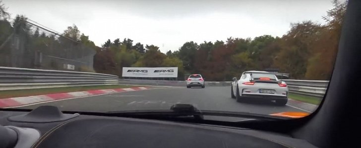 McLaren 675LT - Porsche 911 GT3 RS - SEAT Leon Cupra Nurburgring chase