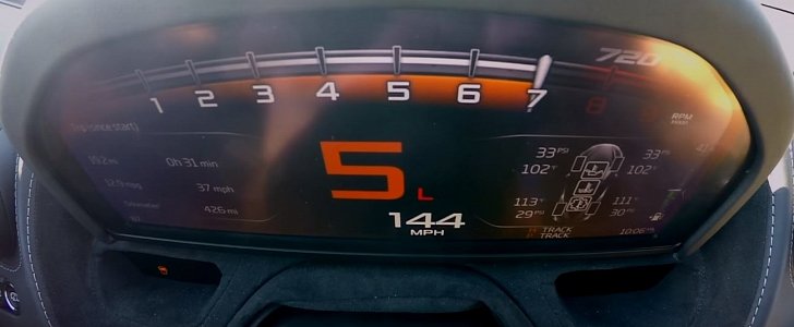 McLaren 720s Does Amazing 174 MPH 1/2-Mile Run
