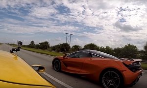 McLaren 720S Drag Races 1,000 HP Twin-Turbo Ford GT with Crushing Results