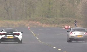 McLaren 720S Drag Races Tuned Nissan GT-R, Gets Schooled