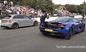 McLaren 720S Races Audi RS 3 Sportback, the Result Will Make You Snort-Laugh