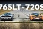 McLaren 765LT Drag and Roll Races 720S, Destruction Follows