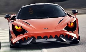 McLaren 765LT Gets Dressed in 666S Digital Attire to Go Trick or Treating for Halloween