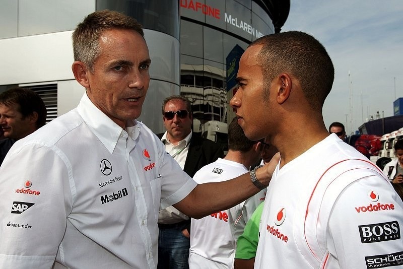 Martin Whitmarsh and Lewis Hamilton photo