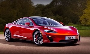 McLaren EV Sedan Looks Like a Match Made in CGI Heaven When Mixed With a Tesla S Plaid