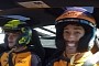 McLaren F1 Drivers Do the Start-Stop Challenge and Ricciardo Becomes a Drifting Instructor