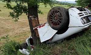 McLaren F1 Flipped while Driving Together with Rowan Atkinson's F1