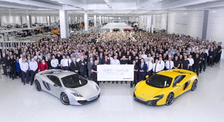 McLaren Has Built 5,000th 12C and 650S Using Its Carbon Fiber MonoCell