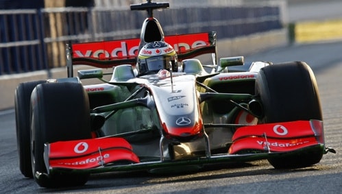 McLaren's 2009 front wing