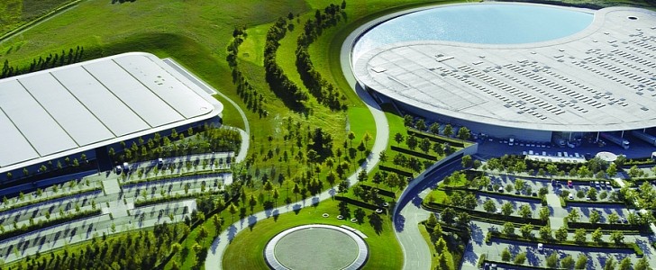 The iconic McLaren Technology Center is estimated at £200 million ($256.5 million)