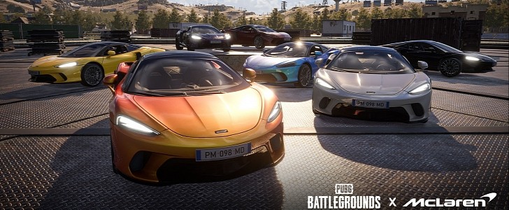 McLaren x PUBG: Battlegrounds collaboration