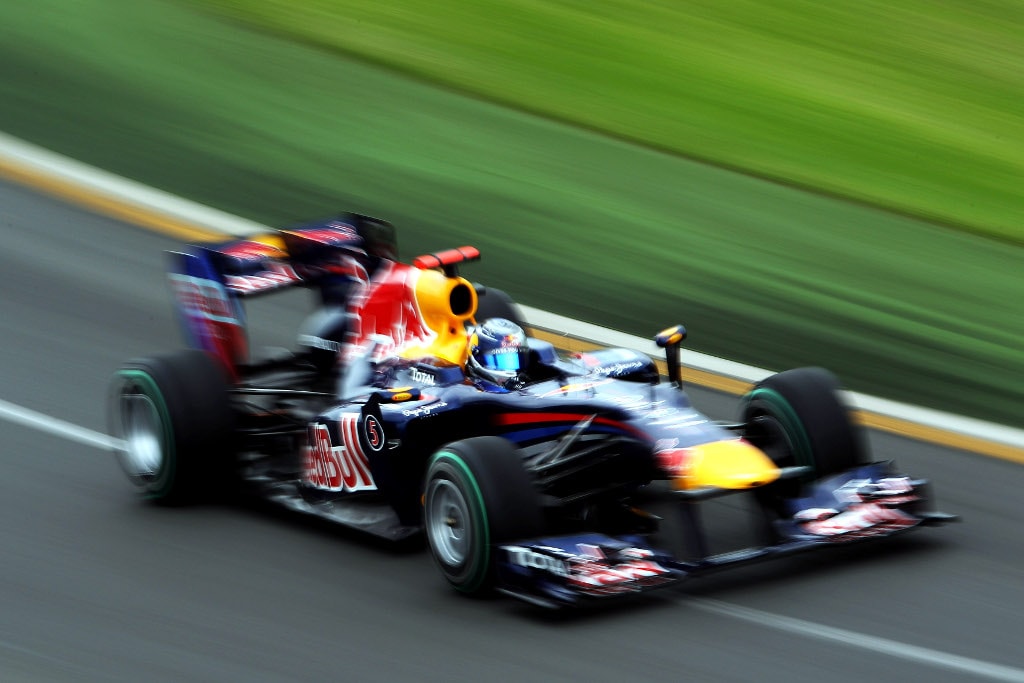 Red Bull's Sebastian Vettel in Aussie qualifying