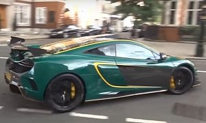 McLaren MSO HS Accelerating in Central London Sounds Ridiculously Racecar-Like