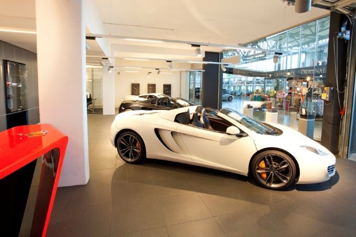 McLaren showroom in Stuttgart, Germany