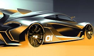 McLaren P1 GTR Design Concept to Be Unveiled at Pebble Beach Concours d'Elegance