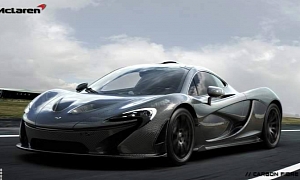 McLaren P1 in Full Bare Carbon: Virtual Tuning