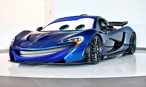 McLaren P1 Puts On Cars Movie Face