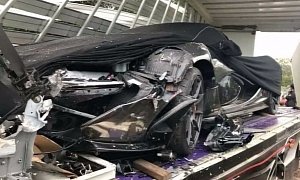 McLaren P1 Ruined by Transport Truck Crash in Cambodia, Five Injured in Accident
