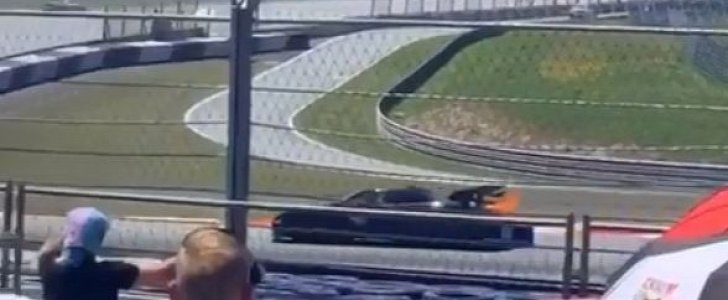 McLaren Senna Catches Fire on Red Bull Ring