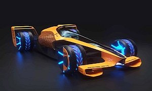 McLaren Shows Chameleon-Like, Mind-Controlled Formula 1 Concept Car