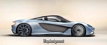 McLaren Speedtail Becomes Shorty Full EV, Takes P1 Inspiration to Next CGI Level