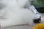 McLaren Speedtail Smokes at Gas Station, Fire Extinguishers Save The Day
