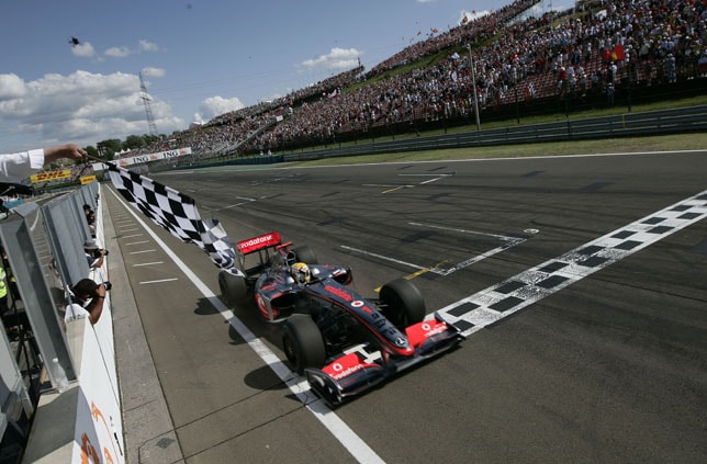 McLaren MP4-24 becomes the first car in F1 history to win a race on KERS Hybrid power